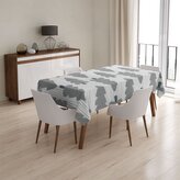 Ubrus Šedé stromky: 145x240 cm