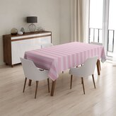 Ubrus Růžové pruhy: 90x90 cm