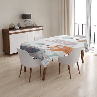 Ubrus Animovaná lesní zvířátka: 130x170 cm