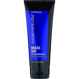 Matrix Maska na neutralizáciu žltých tónov blond vlasov Total Results (Brass Off Color Obsessed) 200 ml woman