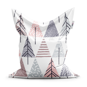 Sedací vak Barevné stromky: 150x100 cm