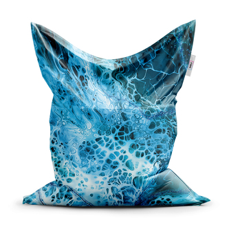 Sedací vak Magická modrá: 150x100 cm