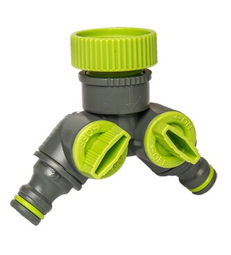 mezikus s 2 ventily 1" + 3/4" Lime  LE-2222