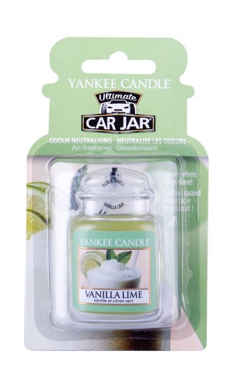 Yankee Candle Luxusná visačka do auta Vanilka s limetkou (Vanilla Lime) 1 ks unisex