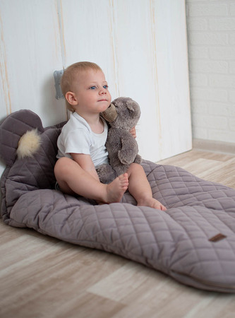 Kinder Hop Spací pytel Dream Catcher Triangles Brownie 120x60