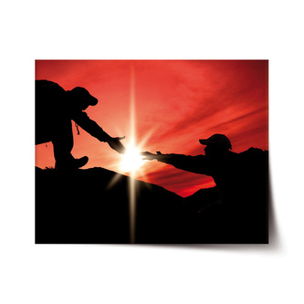 Plakát Horolezci: 120x80 cm