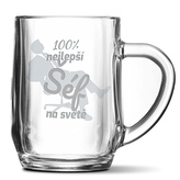 Půllitr 100% nejlepší šéf na světě: 0,5