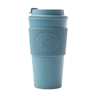 Nepropustný termohrnek, 450ml, Neon Kactus, modrý