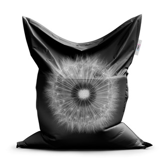 Sedací vak Černobílá pampeliška: 150x100 cm Sedací vak Černobílá pampeliška: 150x100 cm