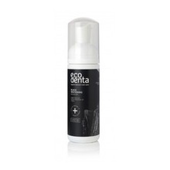 Ecodenta Bělicí pěnová ústní voda s černým uhlím Black Charcoal (Whitening Oral Care Foam) 150 ml unisex