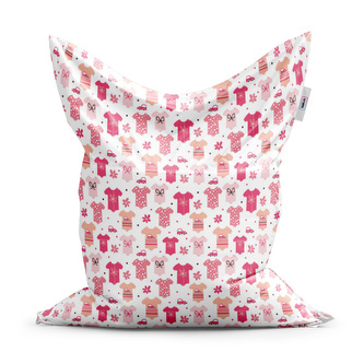 Sedací vak Růžové oblečky: 150x100 cm