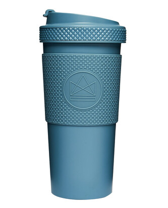 Nepropustný termohrnek, 600ml, Neon Kactus, modrý