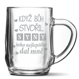 Půllitr Když Bůh stvořil syny: 0,5
