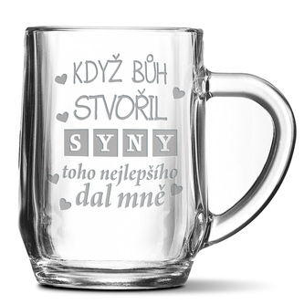 Půllitr Když Bůh stvořil syny: 0,5