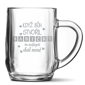 Půllitr Když Bůh stvořil babičky: 0,5