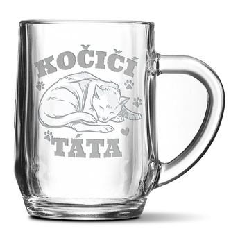 Půllitr Kočičí táta: 0,5