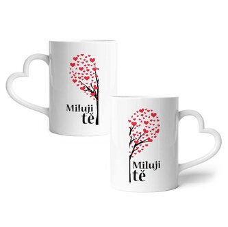 Hrnky Miluji tě: 2ks 330ml