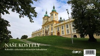 Stolní kalendář Naše kostely 2025