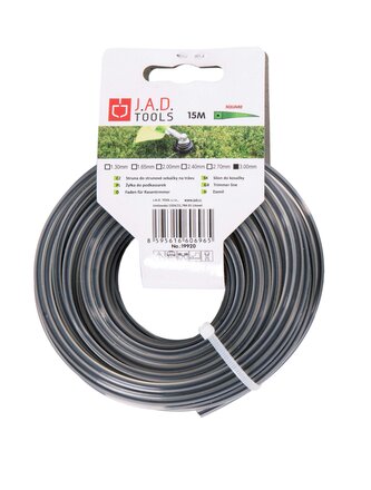 struna dual čtverc.2,4mm 15m papír.závěs