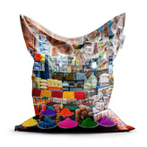 Sedací vak Barevné koření: 150x100 cm