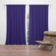 Závěs Fialová: 2ks 140x250cm
