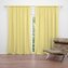 Závěs Světle žlutá: 2ks 140x250cm