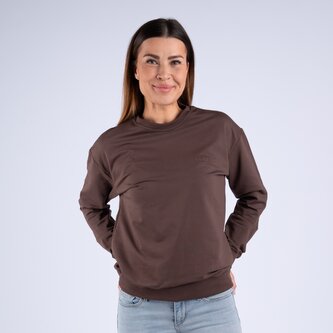Moniel dámská mikina Basic Chocolate L