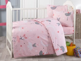 Bavlněný povlak na polštář 30x40cm s dětským motivem Baletka růžová