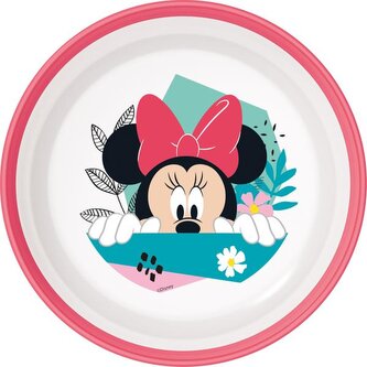 MISKA PLASTOVÁ MINNIE S PROTISKLUZOVÝM DNEM