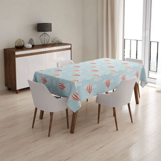 Ubrus Horkovzdušné balony na nebi: 130x130 cm