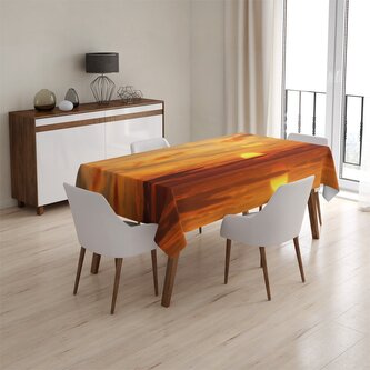 Ubrus Oranžové slunce: 90x90 cm