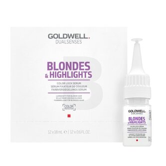 Goldwell Dualsenses Blondes & Highlights Color Lock Serum bezoplachová péče pro blond vlasy 12 x 18 ml
