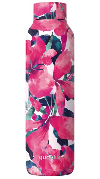 Nerezová termoláhev Solid, 850ml, Quokka, pink bloom