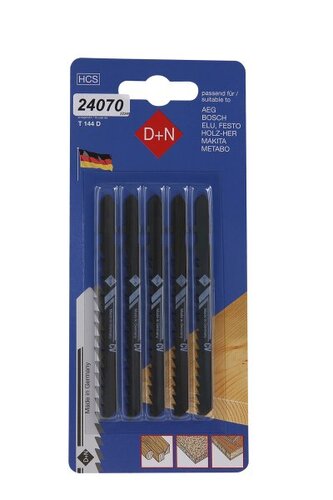 Plátky do přímočaré pily HCS 75/1.3mm 5ks 32340