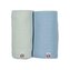 LODGER Swaddler Solid 2balení 110 x 110 cm Peppermint/Blue Fogg