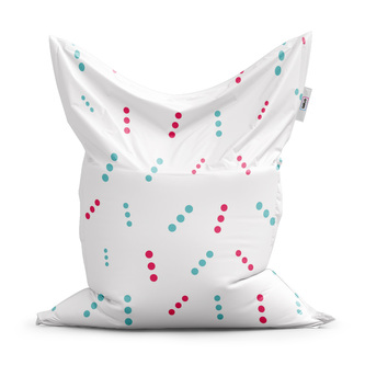 Sedací vak Tečkované čárky: 150x100 cm