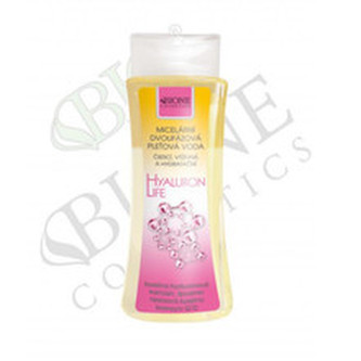 Bione Cosmetics Micelární dvoufázová pleťová voda s kyselinou hyaluronovou Hyaluron Life 255 ml woman