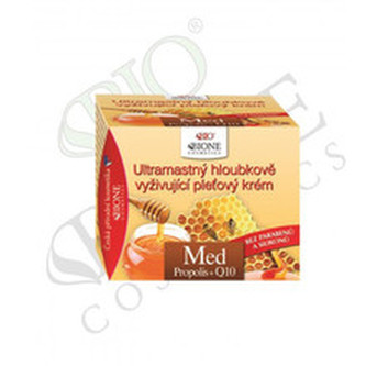 Bione Cosmetics Ultramastný hloubkově vyživující pleťový krém Med + Q10 51 ml woman