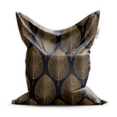 Sedací vak Zlaté listy: 150x100 cm