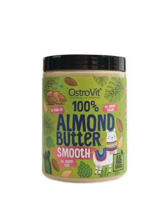 Ostrovit - 100% almond butter smooth 1000g mandlové jemné máslo