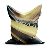 Sedací vak Klávesy klavíru: 150x100 cm