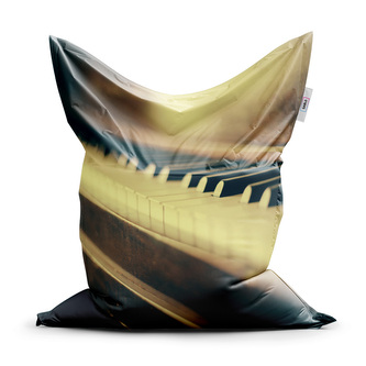 Sedací vak Klávesy klavíru: 150x100 cm