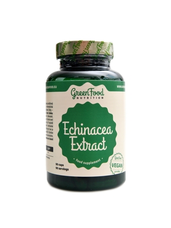 GreenFood nutrition - Echinacea extract 90 kapslí