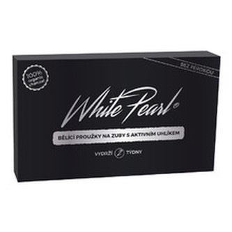 VitalCare Bělicí proužky na zuby s aktivním uhlíkem White Pearl unisex