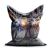 Sedací vak Městské kolo: 150x100 cm