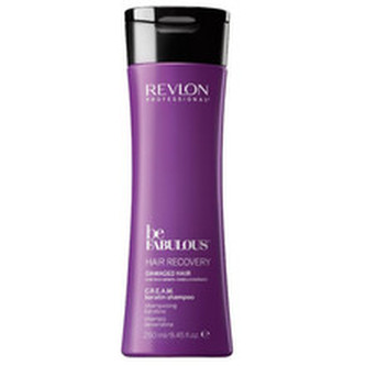 Revlon Professional Krémový šampon s keratinem pro poškozené vlasy Be Fabulous Hair Recovery (Cream Keratin Shampoo) Krémový šampon s keratinem pro poškozené vlasy Be Fabulous Hair Recovery (Cream Keratin Shampoo) - Objem 250 ml woman