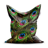 Sedací vak Paví peří: 150x100 cm