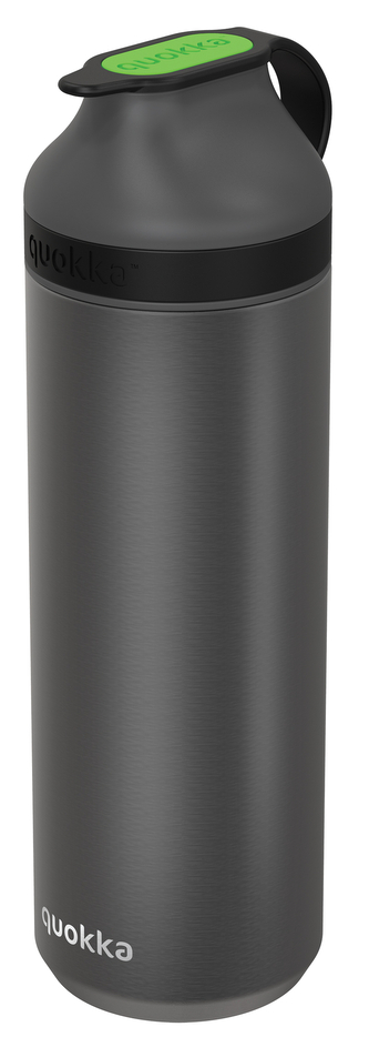 Nerezová termoláhev Mineral, 430ml, Quokka, černo/zelená