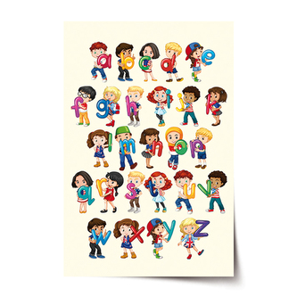 Plakát Abeceda: 60x40 cm