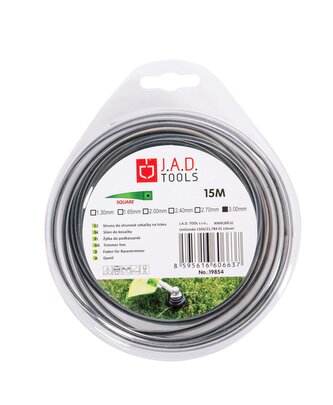 struna dual čtverc.2,0mm-blistr 15m